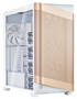 SilverStone SETA A2 White ATX Case, Tempered Glass Side Window, No PSU
