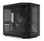 HYTE Y70 Black Standard Edition Mid Tower E-ATX Case, TG Panel, NO PSU