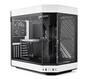 HYTE Y60 White Mid Tower E-ATX Case, T/G Side Panels, NO PSU