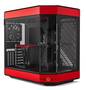 HYTE Y60 Red Mid Tower E-ATX Case, T/G Side Panels, NO PSU