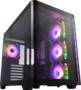 FSP M580-B Black Mid Tower ATX Case, Tempered Glass Side Panel, NO PSU
