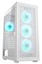 Cougar MX220 RGB White Mid Tower ATX Case, T/G Panel, NO PSU