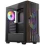 Okinos Cypress P5 ARGB Oak Wood Trim Mid Tower ATX Case, NO PSU