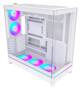 MONTECH HS02 PRO White Mid Tower ATX Case, 5x Preinstall Fans