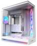 NZXT H9 Flow RGB+ (Control Hub) White Mid Tower Airflow ATX Case