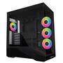 Lian Li Vector V100RX Mid Tower E-ATX Case, 4mm Dual TG Panels, NO PSU