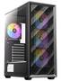 Antec AX85 ARGB Mid Tower ATX Case, 4mm Tempered Glass Panel, NO PSU