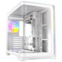Antec C5 CURVE ARGB White Constellation Series Mid Tower ATX Case, 4mm Curve T/G Panels, NO PSU
