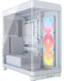 Corsair FRAME 4500X RS-R ARGB White Mid Tower E-ATX Case, Curved Tempered Glass Side Panels, NO PSU