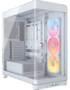 Corsair FRAME 4500X LX-R RGB LINK White Mid Tower E-ATX Case, Tempered Glass Side Panels, NO PSU