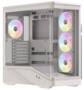 Formula V Line Crystal U9 PA White Mid Tower E-ATX Case, Tempered Glass Side Pan