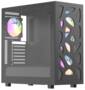 Formula V Line Mana Stone AR Mid Tower ATX Case, Tempered Glass Side Panel, NO P