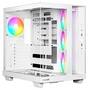 be quiet! Light Base 500 LX White ATX Case, Tempered Glass Panels, NO PSU