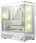 MSI MAG PANO 130R PZ White Mid Tower ATX Case, Tempered Glass Side Panels, NO PS