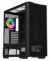 Thermaltake S380 TG ARGB Mid Tower ATX Case, 4mm Tempered Glass Panel, NO PSU