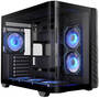 Thermaltake Vision 330 CR ARGB Mid Tower ATX Case, 4mm Curved Tempered Glass Side Panel, NO PSU