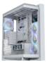 ASUS ROG Cronox ARGB White GR801 CURVE TG E-ATX Case, Curve Tempered Glass Side Panel, NO PSU