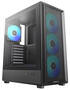DeepCool CC550 4F Mid Tower ATX Case, Tempered Glass Panel, NO PSU