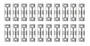 Ubiquiti Precision Rack Mount Kit, Pack of 20