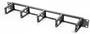 Serveredge 1RU Horizontal 5 Rings Metal Cable Management Rail