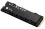 WD Black SN850X 1TB M.2 2280 NVMe PCIe 4.0 SSD, Heatsink