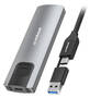 mBeat USB 3.2 Gen2 10Gbps M.2 NVMe SATA and SSD Enclosure, Grey