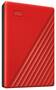 Western Digital WD My Passport 2TB USB Portable HDD - Red