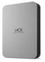 LaCie Mobile Drive 5TB USB-C External Portable Hard Drive, Moon Silver