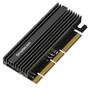 Simplecom EC415 NVMe M.2 SSD to PCIe x4 x8 x16 Expansion Card - Black