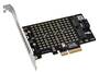Simplecom EC412v2 NVMe and SATA M.2 SSD to PCIe 4.0 x4 Expansion Card