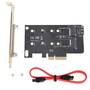 Simplecom EC412 Dual M.2 (B Key and M Key) to PCI-E x4 and SATA Card