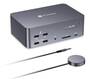 AV Access iDock B23 8K Triple Monitor KVM Switch with Docking Station for Desktop and Laptop