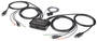 StarTech 2 Port DisplayPort KVM Switch with 4ft Cables