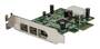 StarTech 3 Port 2b 1a Low Profile 1394 PCIe FireWire Card Adapter