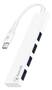 Bonelk Long-Life USB-C To 4 Port USB 3.0 Slim Hub, White