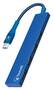 Bonelk Long-Life USB-C To 4 Port USB 3.0 Slim Hub, Blue