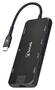 Bonelk Long-Life USB-C to 8 in 1 Multiport Hub, Black