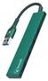 Bonelk Long-Life USB-A to 4 Port USB 3.0 Slim Hub Green