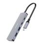 mBeat Elite 4-Port USB-C Gen 2 Hub, Grey