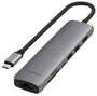 Satechi 7-in-1 USB-C Slim Multiport Adapter Hub, Space Grey
