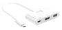 J5create JCA379 USB-C to HDMI and USB 3.0 Hub, White