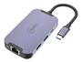 Cruxtec 6-in-1 USB-C to Dual HDMI Mini Dock