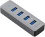 Cruxtec 4-Port USB 3.0 Hub with Type-C Power Port
