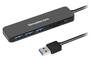Simplecom CH365 SuperSpeed 3 Port USB 3.0 (USB 3.2 Gen 1) Hub with SD/MicroSD Card Reader