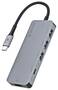 Bonelk Long-Life 6 in 1 USB-C Multiport Hub, Space Grey