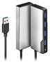 ALOGIC USB-A Fusion SWIFT 4-in-1 Hub 4 x USB-A (USB 3.0) Space G