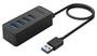 Orico 4 Port USB 3.0 Hub with Micro USB Port, 100cm