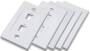 INTELLINET Dual Outlet Wallplate Pack of 5