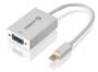 ALOGIC 15cm Mini DisplayPort to VGA Adapter - Male to Female, White