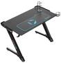 ONEX GD1100Z Z Shaped Gaming/Home Office Computer Desk - Black
